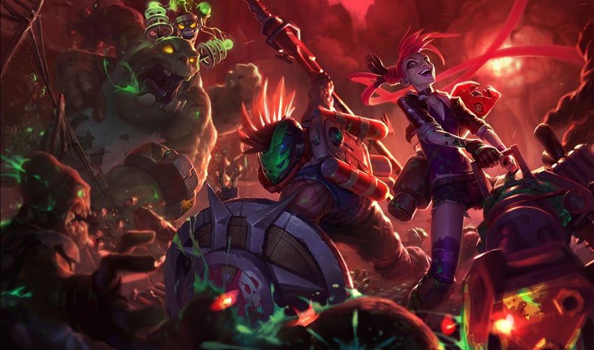 jinx, pantheon, nunu, willump, brand, and 4 more (league of legends)