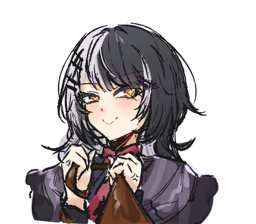 shiori novella (hololive and 1 more) drawn by penguin_stamp