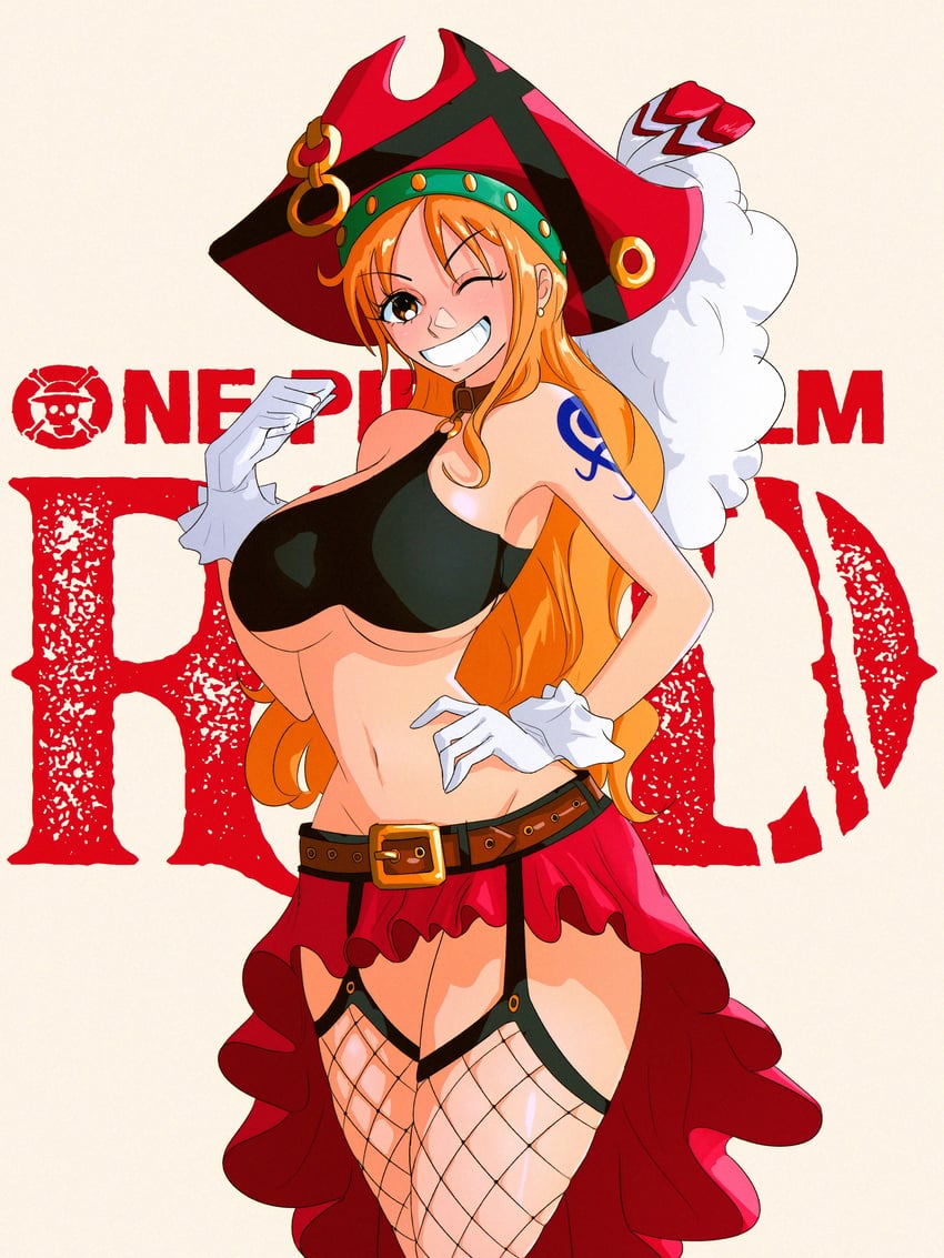 nami (one piece and 1 more) drawn by opalis
