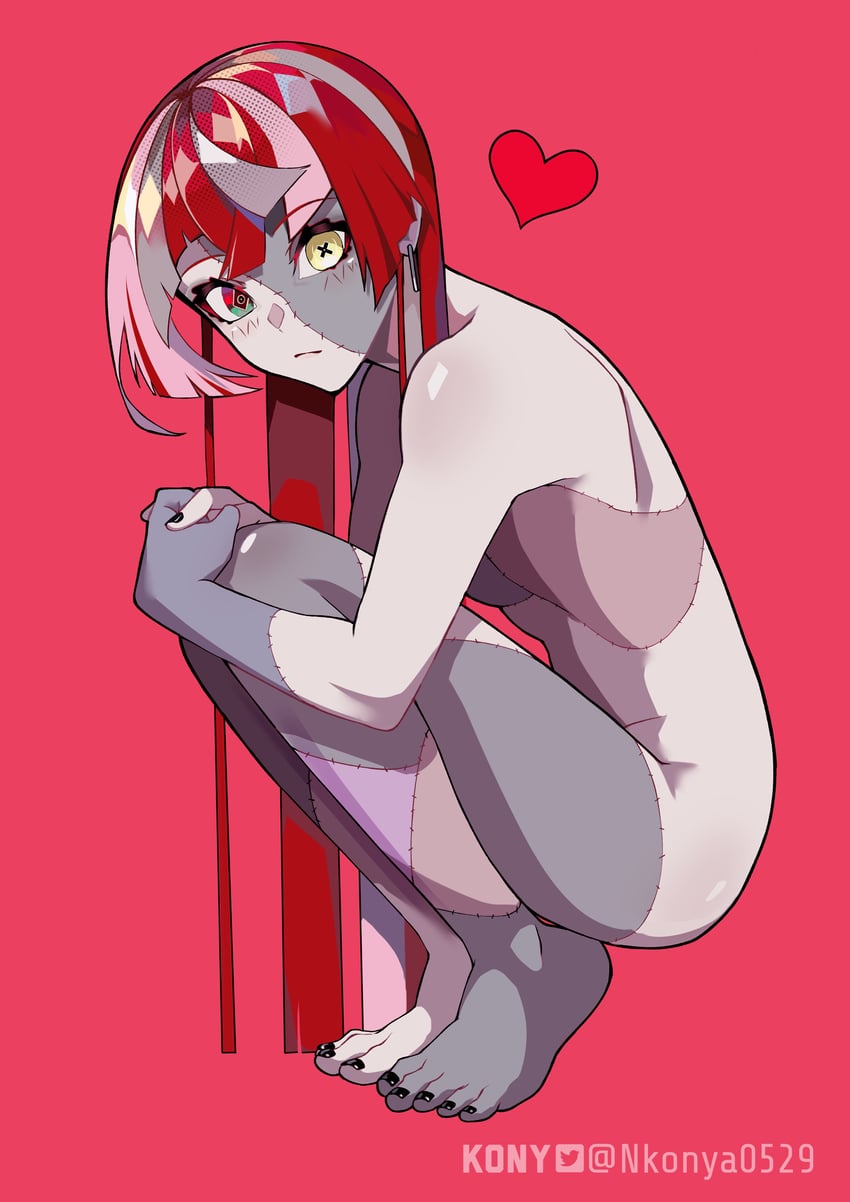 kureiji ollie (hololive and 1 more) drawn by nkonya