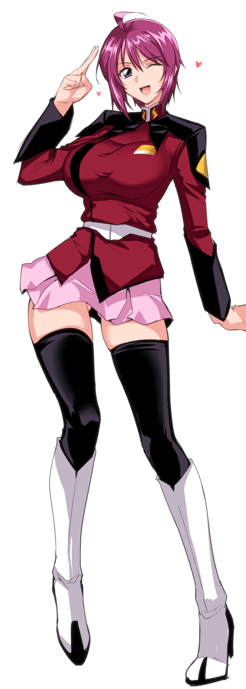 lunamaria hawke (gundam and 2 more) drawn by halcon