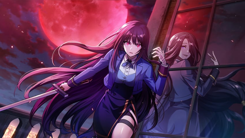 claire kagenou and aurora (kage no jitsuryokusha ni naritakute! and 1 more)
