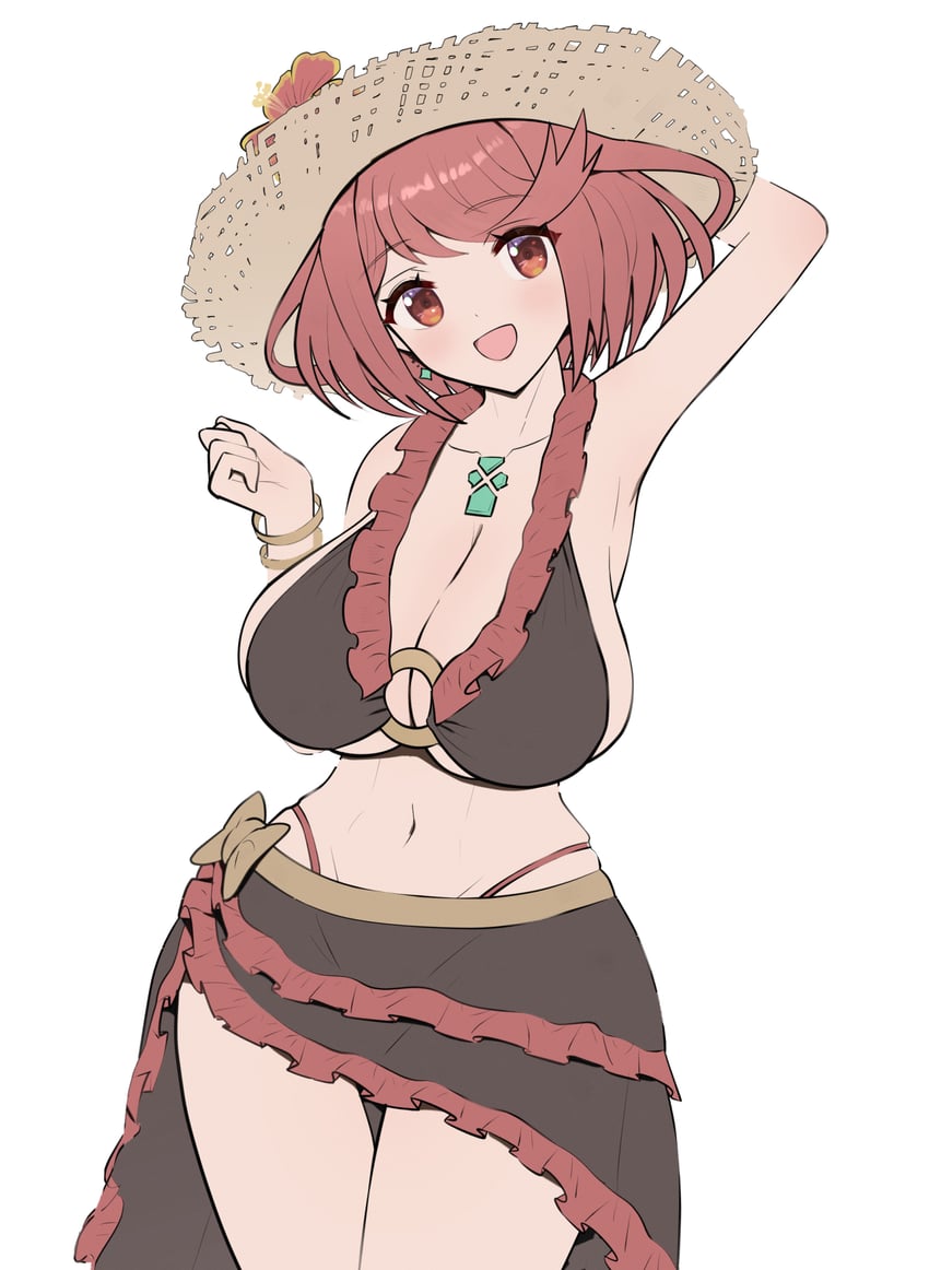 pyra (xenoblade chronicles and 1 more) drawn by gonzarez