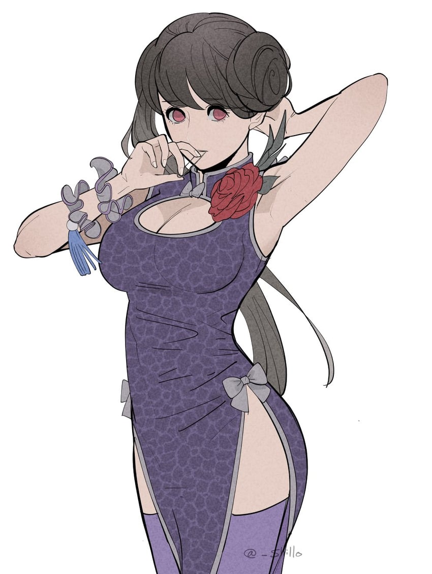 tifa lockhart (final fantasy and 2 more) drawn by shillo
