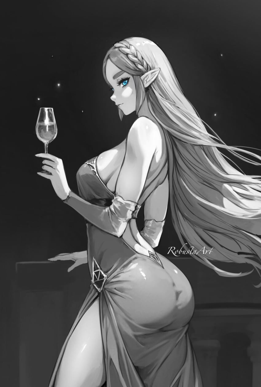 princess zelda (the legend of zelda and 1 more) drawn by robusta_mania