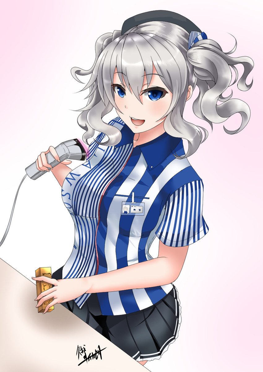 kashima (kantai collection and 1 more) drawn by kuga_zankurou