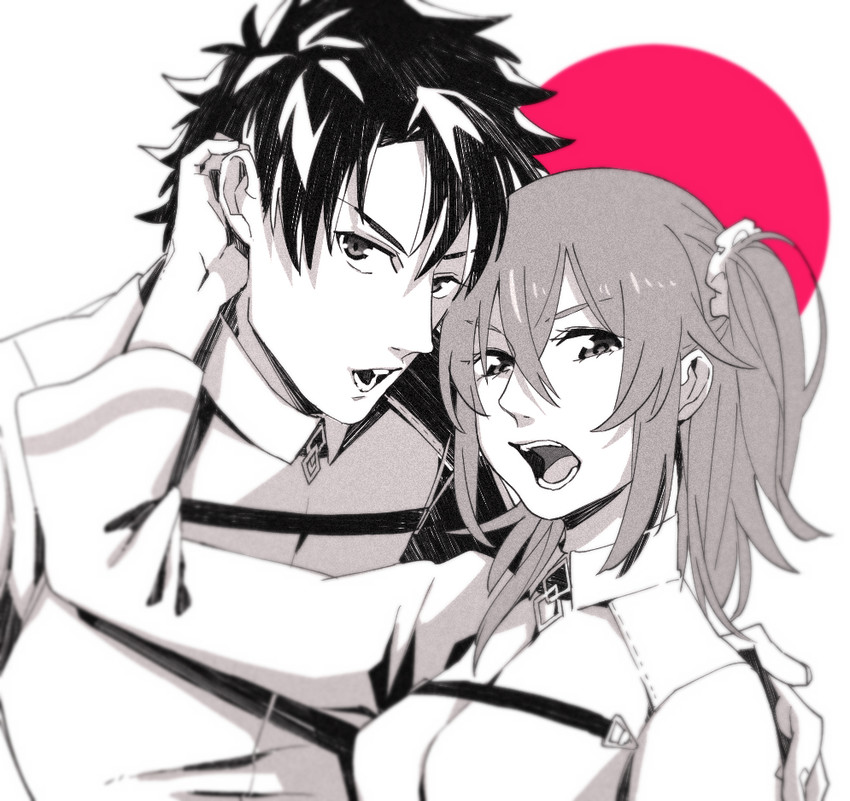 fujimaru ritsuka (fate and 1 more) drawn by con_potata