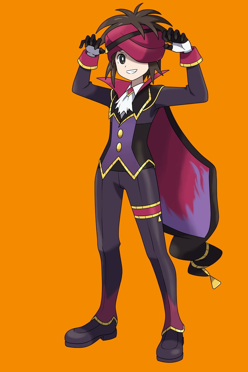 nate and morty (pokemon and 2 more) drawn by asatsuki_(fgfff)