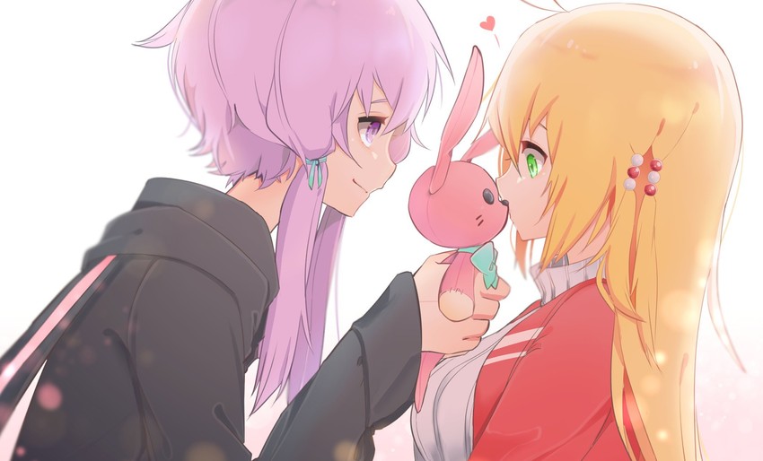 yuzuki yukari and tsurumaki maki (vocaloid and 1 more) drawn by wanaxtuco