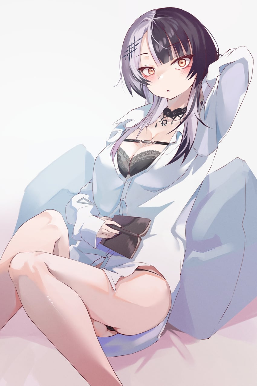 shiori novella (hololive and 1 more) drawn by salt-less