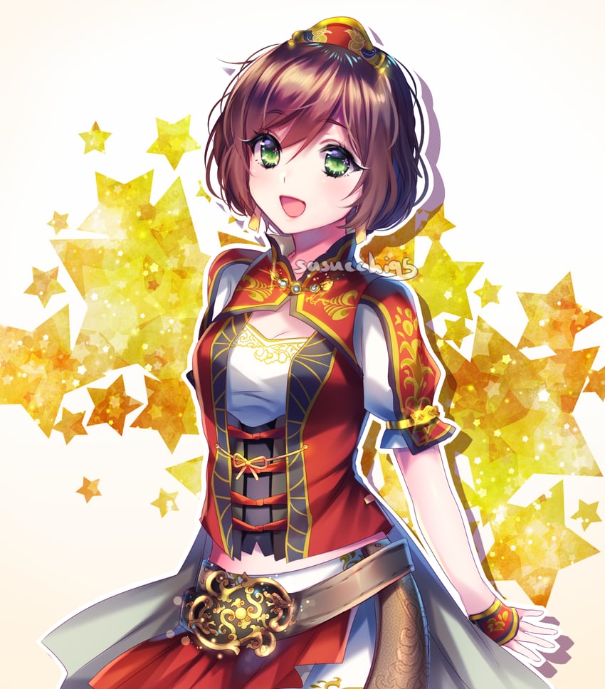 sun shang xiang (shin sangoku musou and 1 more) drawn by sasucchi95