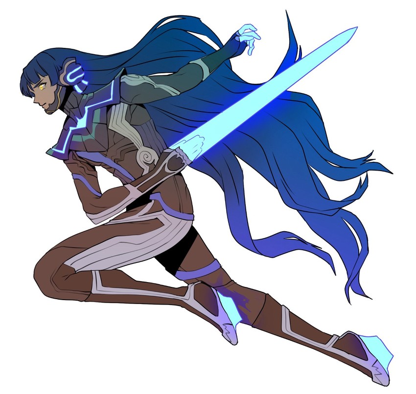 protagonist (shin megami tensei and 1 more) drawn by radiostarkiller