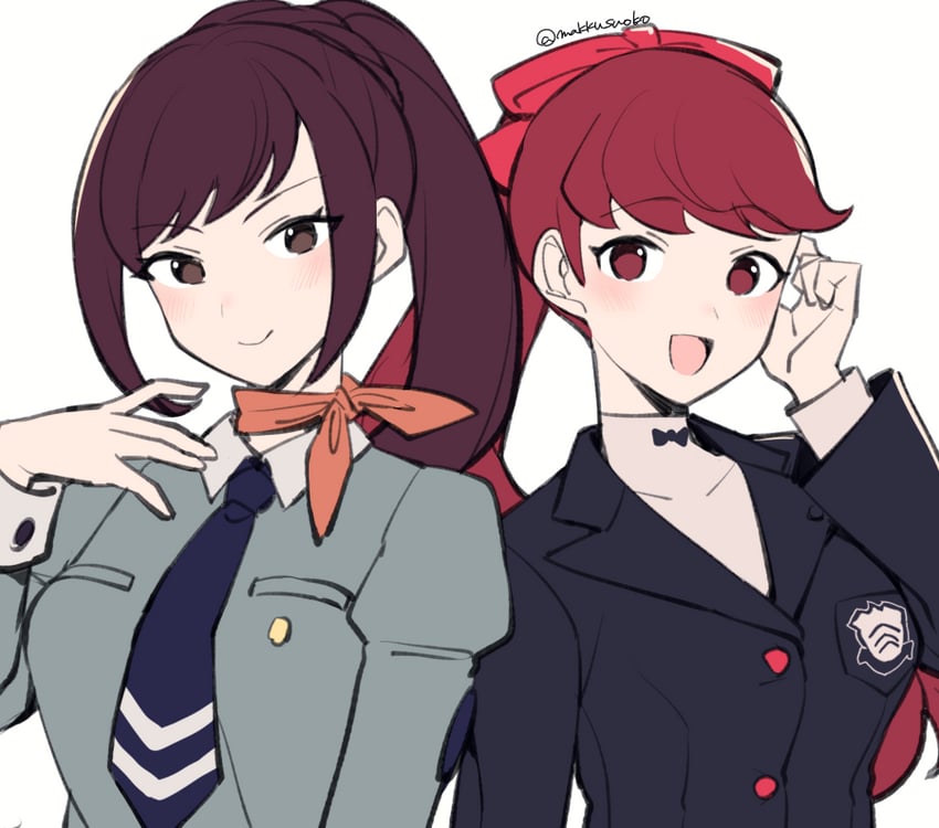 yoshizawa kasumi and kirishima eriko (persona and 3 more) drawn by do_m_kaeru