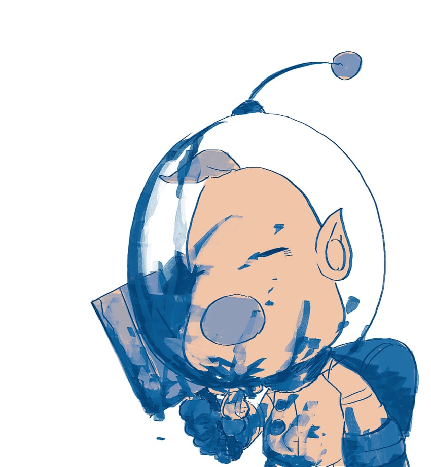 louie (pikmin) drawn by usuba_(hatomugip)