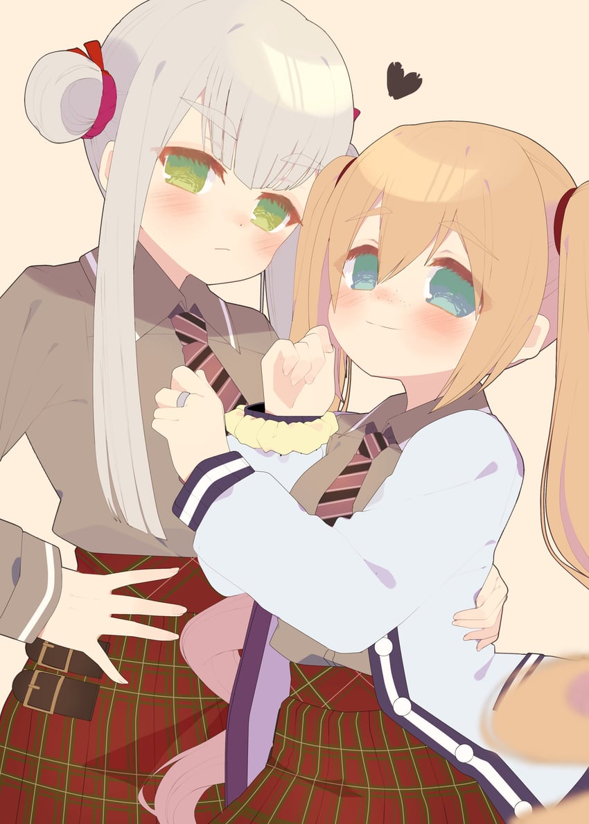 kagura san and yukari miyuri (mahou shoujo madoka magica and 1 more) drawn by amane_hikari