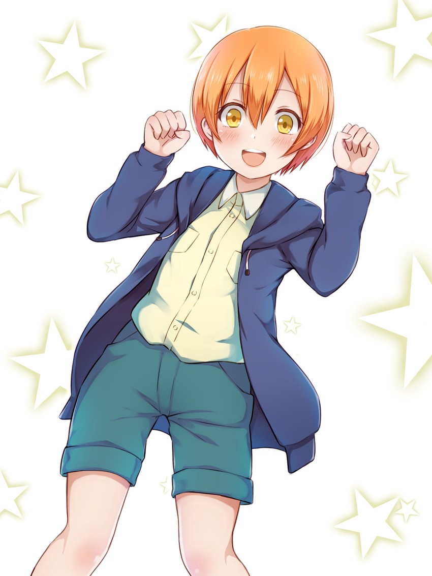 hoshizora rin (love live! and 1 more) drawn by hitotsuki_no_yagi