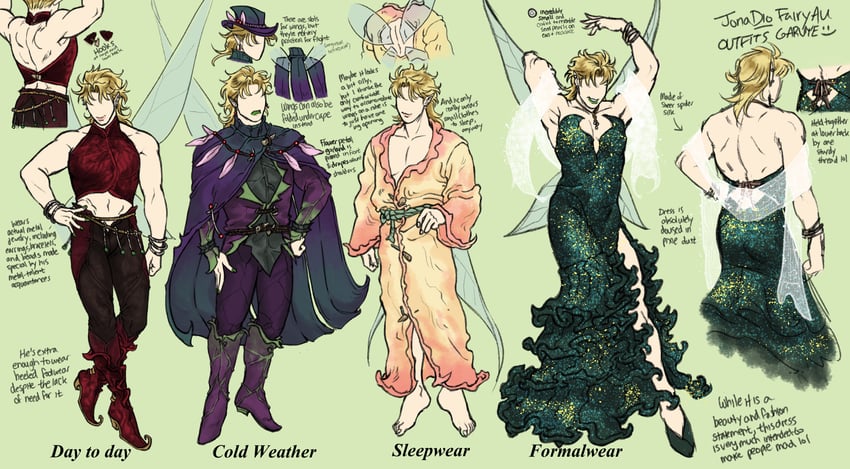 dio brando (jojo no kimyou na bouken and 3 more) drawn by garuye
