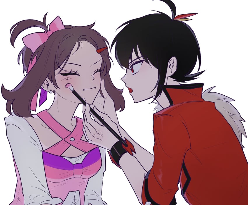 brendan and may (pokemon and 1 more) drawn by dda_sso