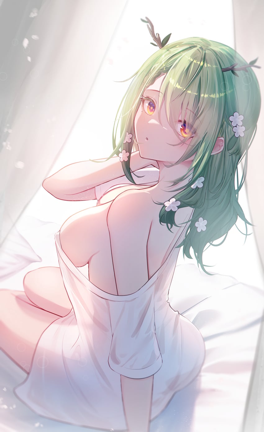ceres fauna (hololive and 1 more) drawn by kohaku_komeiji