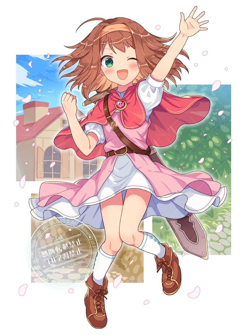arche plumfield (fortune summoners) drawn by rii_(metro_electro)