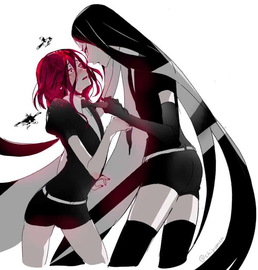 cinnabar and bort (houseki no kuni) drawn by chiyo_(rotsurechiriha)