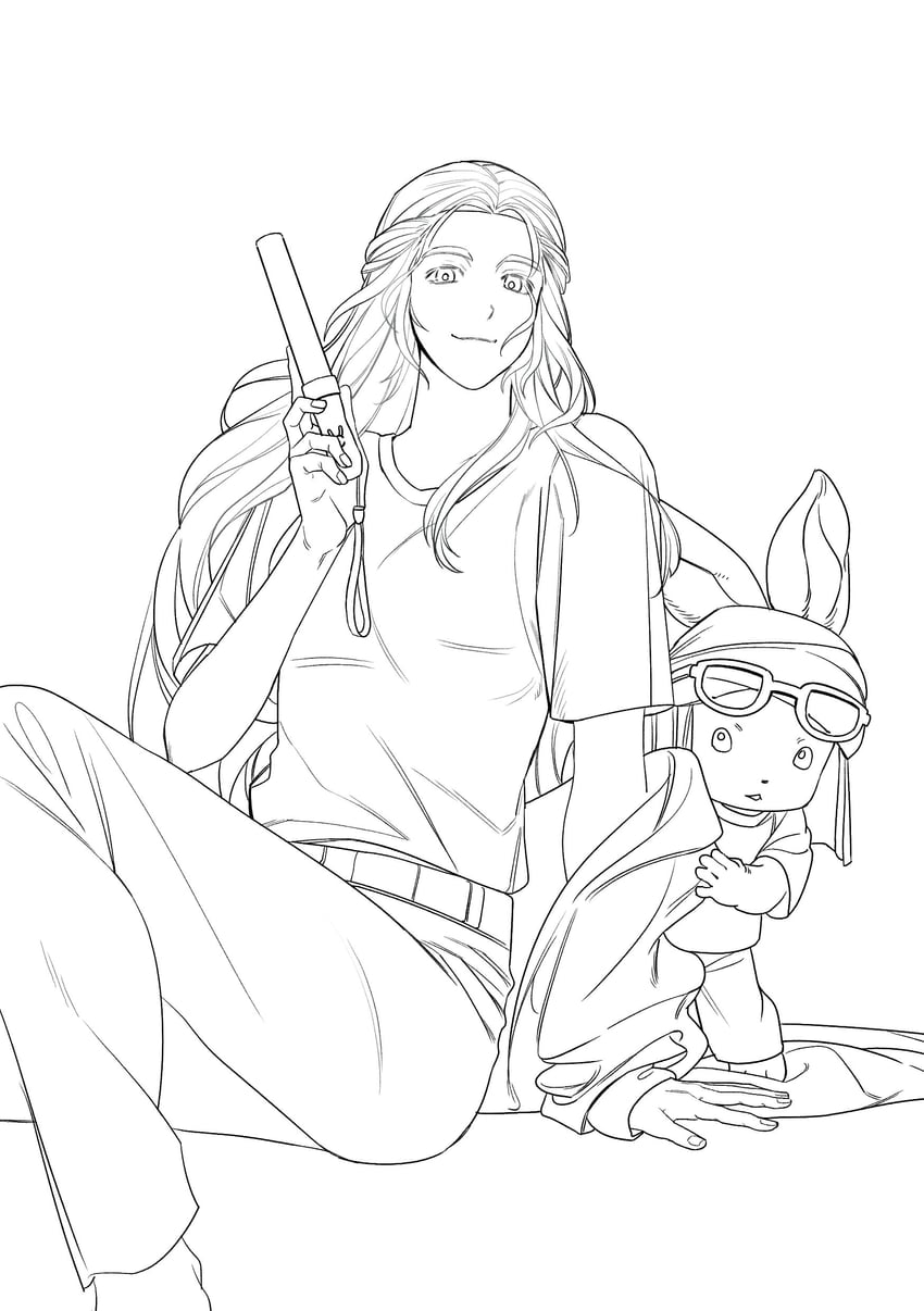 venat and loporrit (final fantasy and 1 more) drawn by enullim