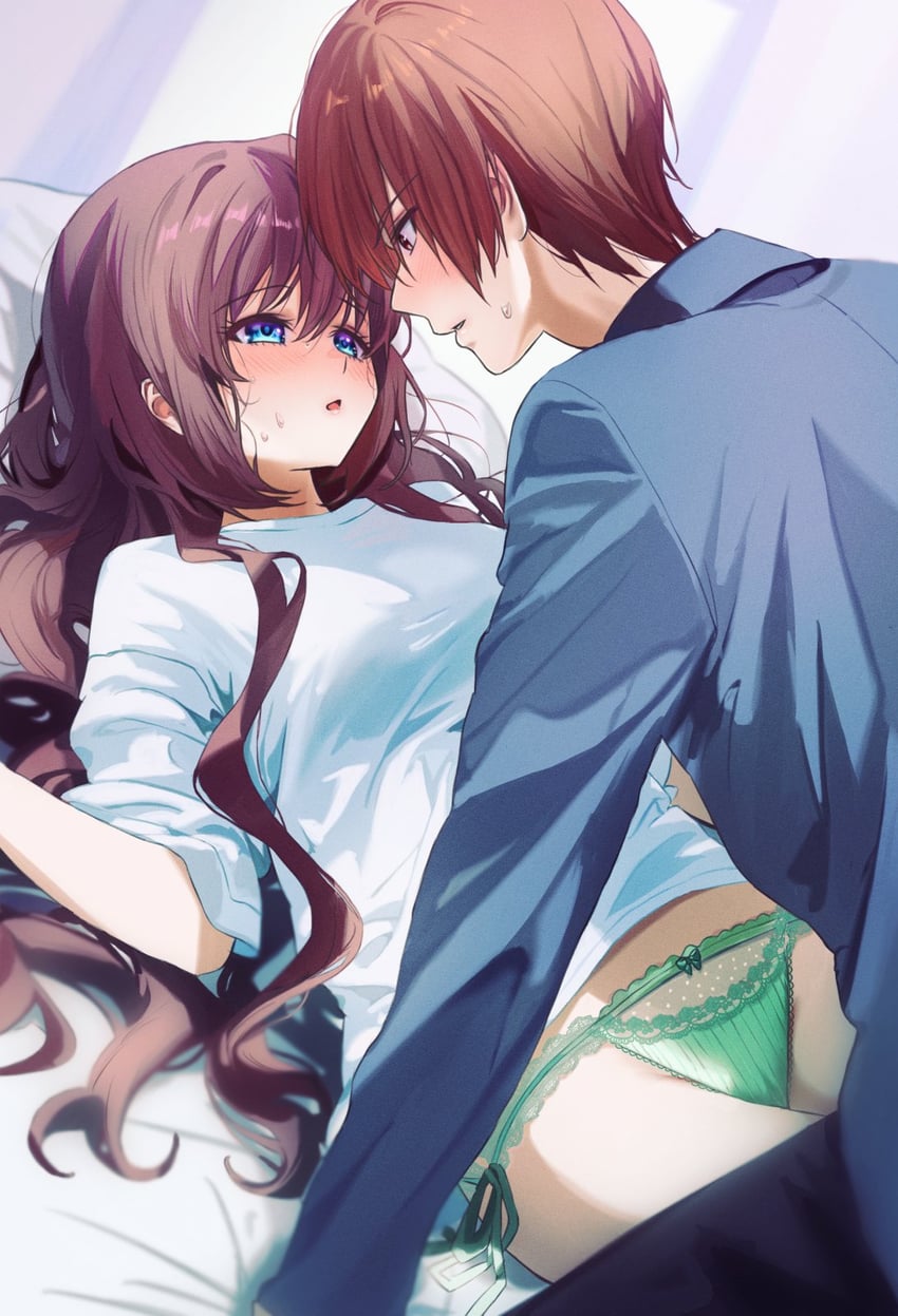 natsume kyousuke and a-chan (little busters!) drawn by miiizuno_lbs