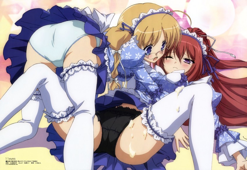 kusakabe misuzu and hirohara yukiko (megami magazine and 1 more) drawn by kubo_mariko