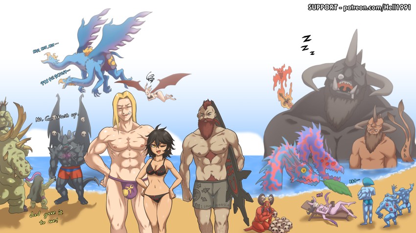 archaon the everchosen, sigvald the magnificent, kairos fateweaver, wulfrik the wanderer, valkia the bloody, and 11 more (warhammer fantasy) drawn by hellcross_(dkrejd2000)