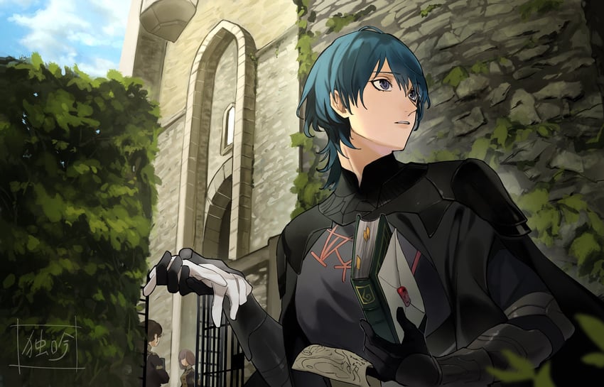 male byleth (fire emblem and 1 more) drawn by doku_gin1126