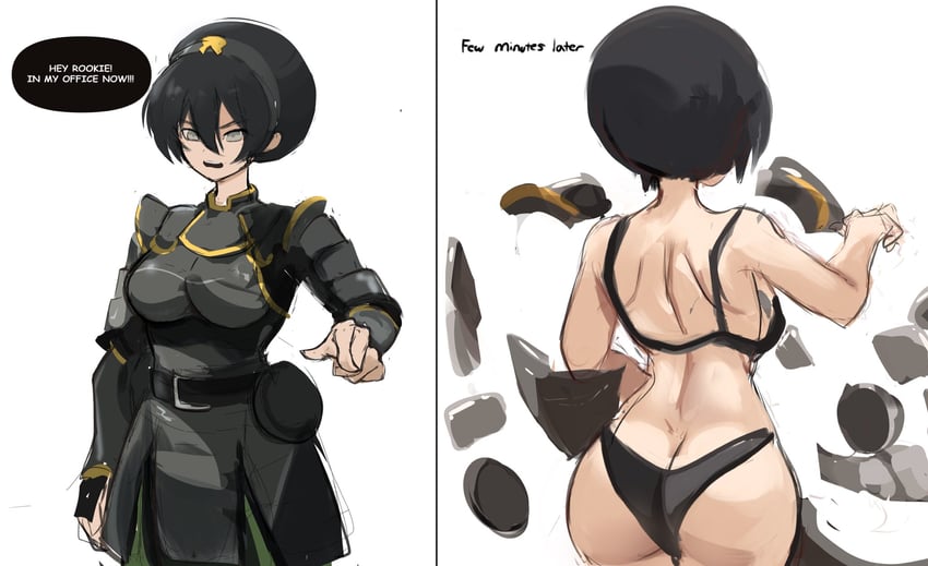 toph bei fong (avatar legends and 2 more) drawn by rakeemspoon