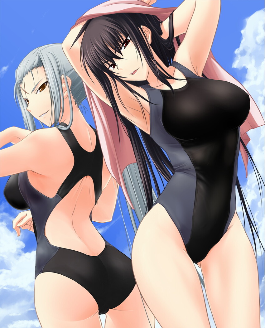 kawakami momoyo and kuki ageha (maji de watashi ni koi shinasai!) drawn by kawagishi_keitarou