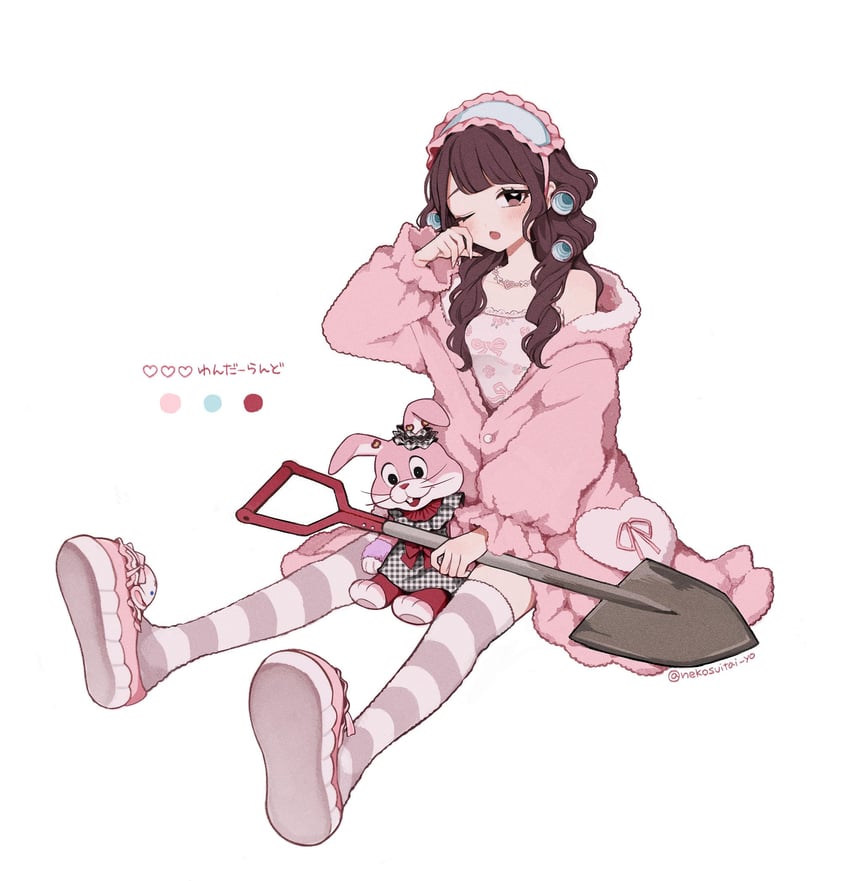 chiba yuna (real life and 1 more) drawn by nekosuitai_yo