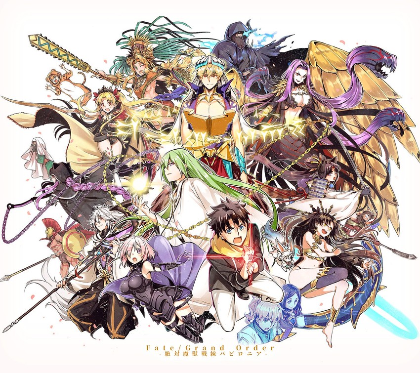 mash kyrielight, fujimaru ritsuka, medusa, ereshkigal, ishtar, and 16 more (fate and 1 more) drawn by worrisorochi
