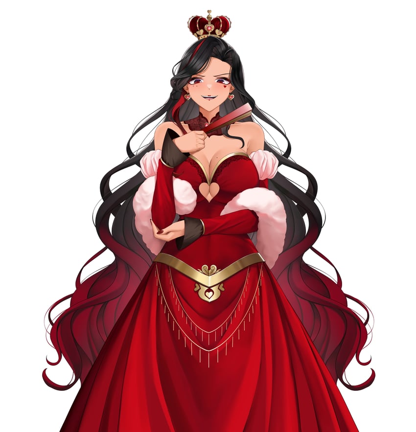 scarle yonaguni and queen of hearts (nijisanji and 2 more) drawn by landacdeus