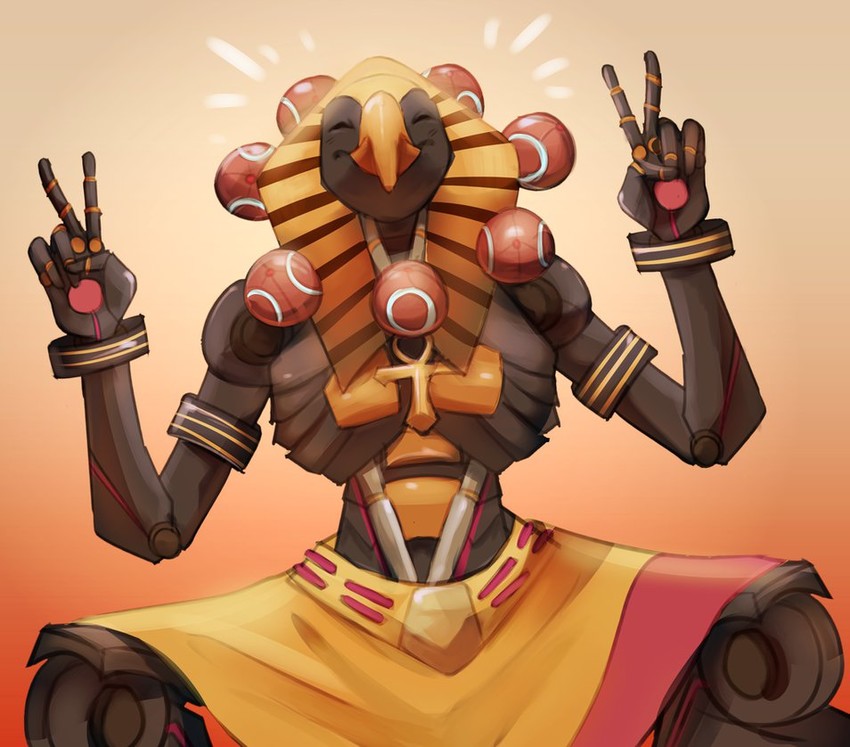 zenyatta and sunyatta (overwatch and 1 more) drawn by flipgang