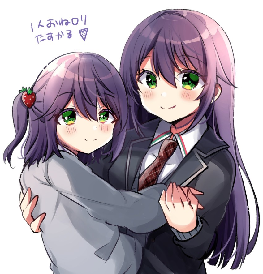 kenmochi touya and kenmochi touko (nijisanji) drawn by minami_saki