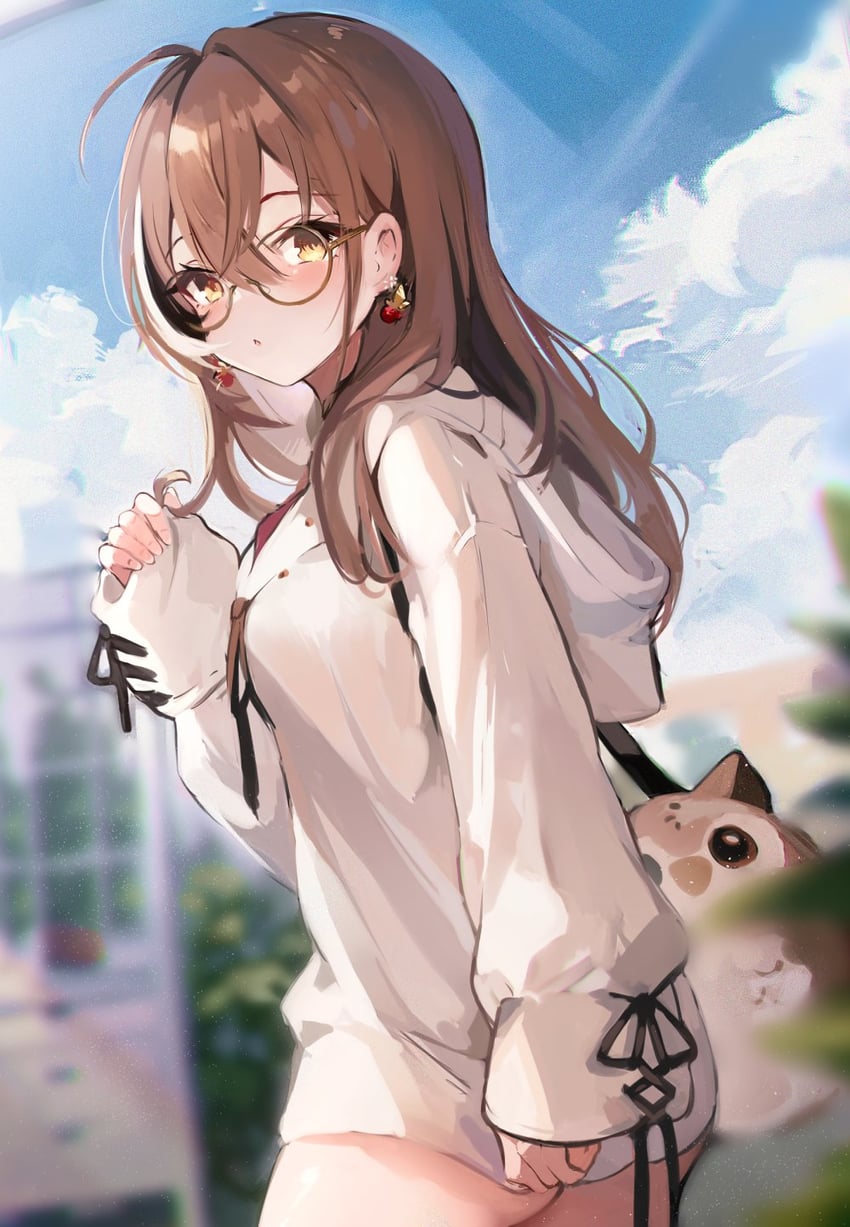 nanashi mumei (hololive and 1 more) drawn by koahri