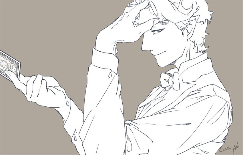 mephistopheles (fate and 1 more) drawn by aves_plumbum9