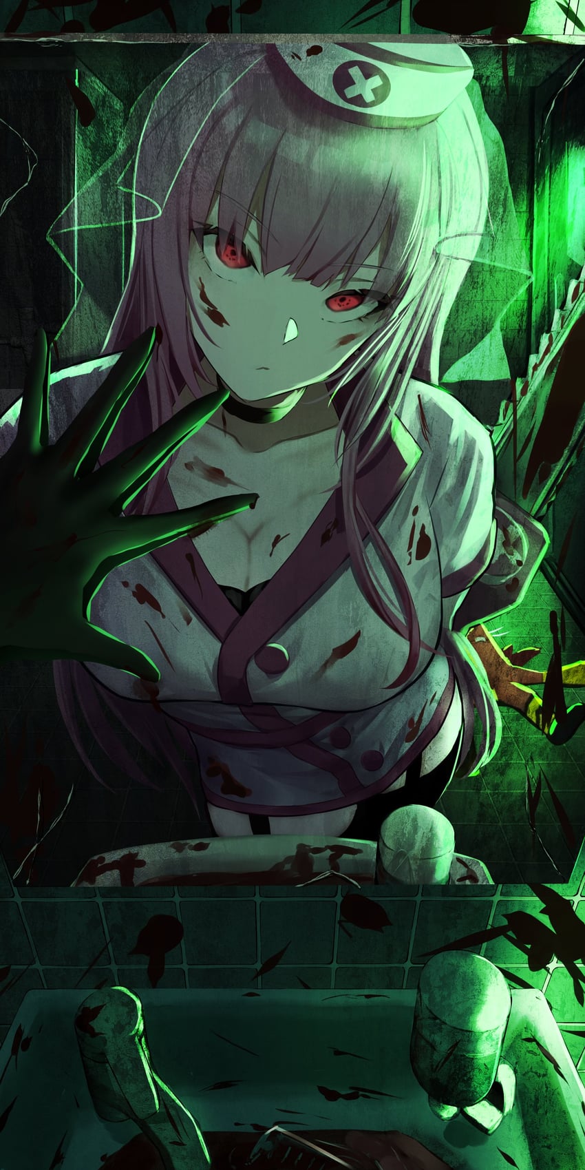 mori calliope, hakos baelz, and halloween baelz (hololive and 1 more) drawn by ponnu_(nikeytina)