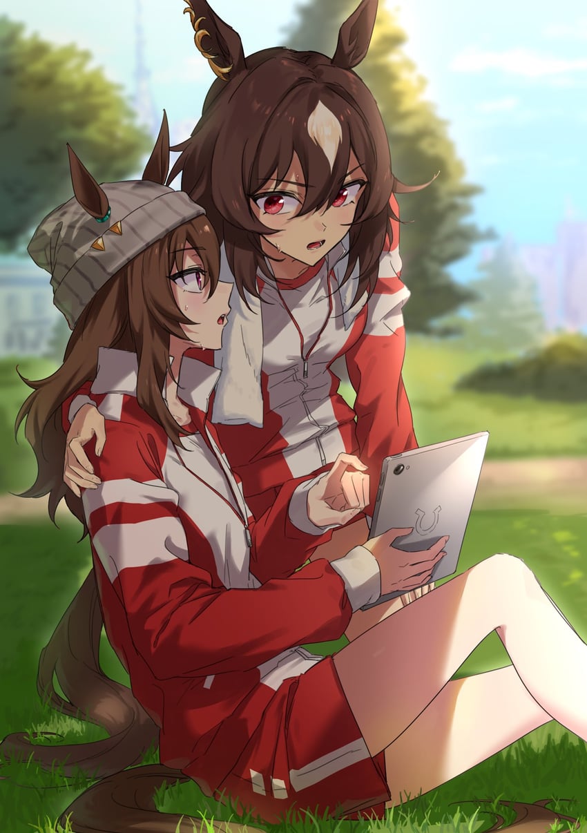 sirius symboli and nakayama festa (umamusume) drawn by gul_(parfaitgul)