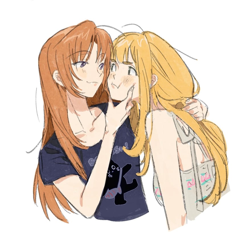 nakagawa natsuki and yoshikawa yuuko (hibike! euphonium) drawn by q_(404_nonq)