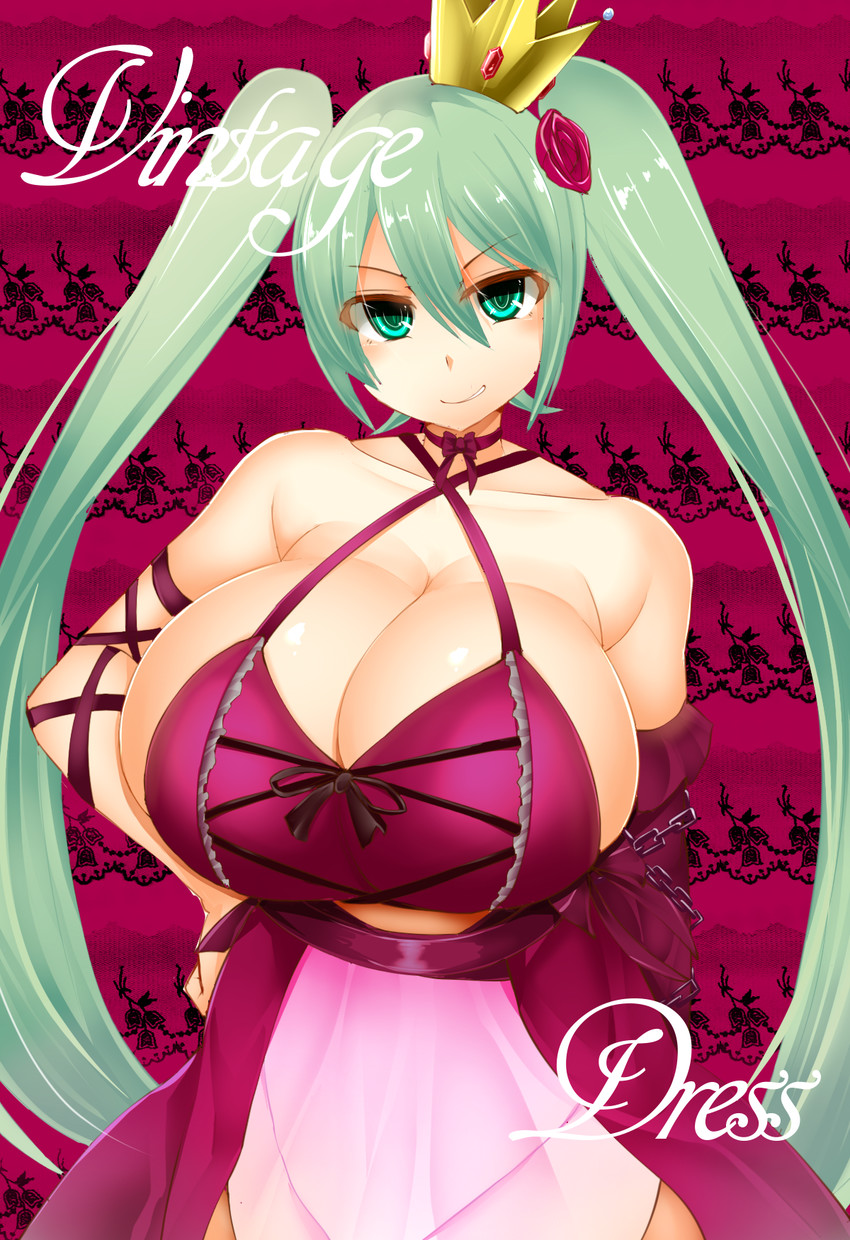 hatsune miku (vocaloid and 3 more) drawn by facominn
