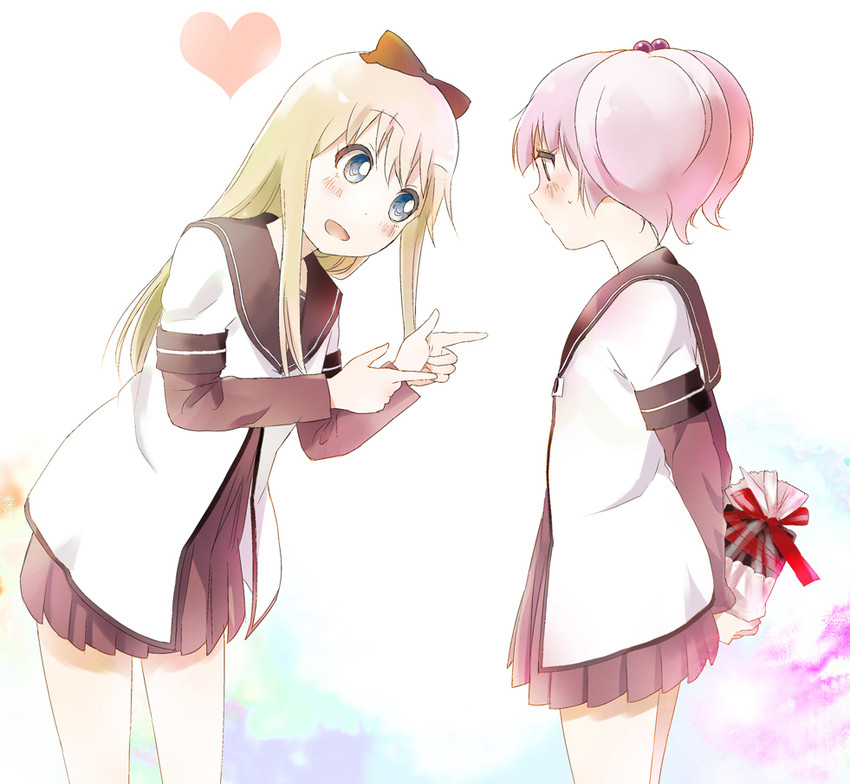 toshinou kyouko and yoshikawa chinatsu (yuruyuri) drawn by kamiki_uutarou