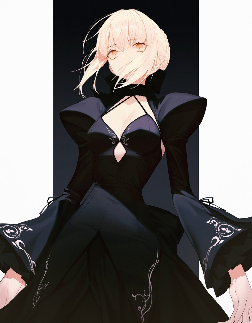 artoria pendragon and saber alter (fate and 1 more) drawn by pro-p