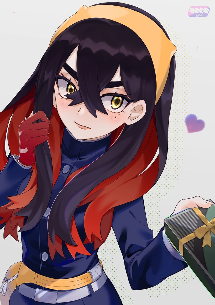 carmine (pokemon and 1 more) drawn by abe_(kumayu)
