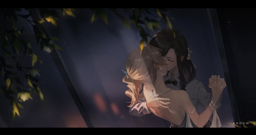 saijou claudine and tendou maya (shoujo kageki revue starlight) drawn by mo_(ine_mao)