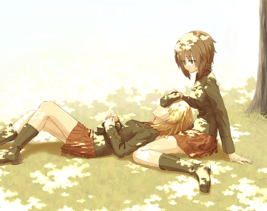 nishizumi miho and nishizumi maho (girls und panzer) drawn by itsuki_(tanakaitsukiiii)