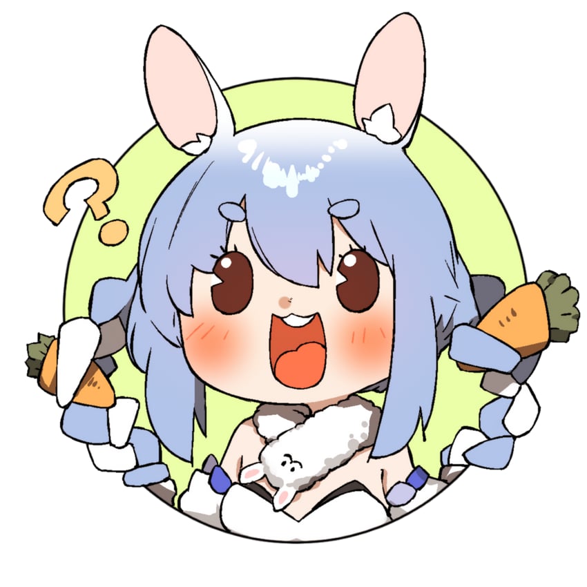 usada pekora and don-chan (hololive) drawn by amonitto