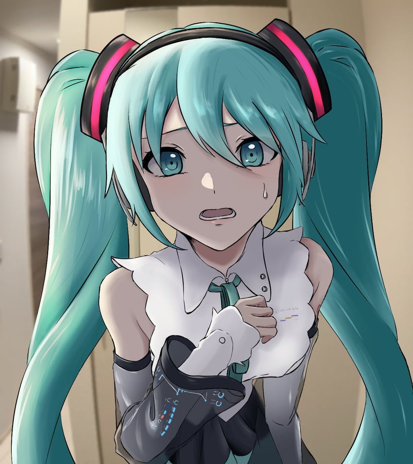 hatsune miku (vocaloid and 1 more) drawn by yoshiyuki_eve